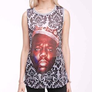Brooklyn Mint Biggie Smalls Mesh Jersey Tank Top Medium